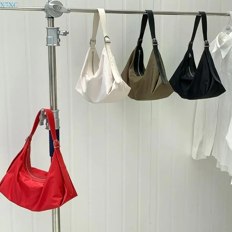 X7XC Practical Everyday Shoulder Bag For Work Errands Roomy Interior Ergonomic Handle Casual Underarm Purse