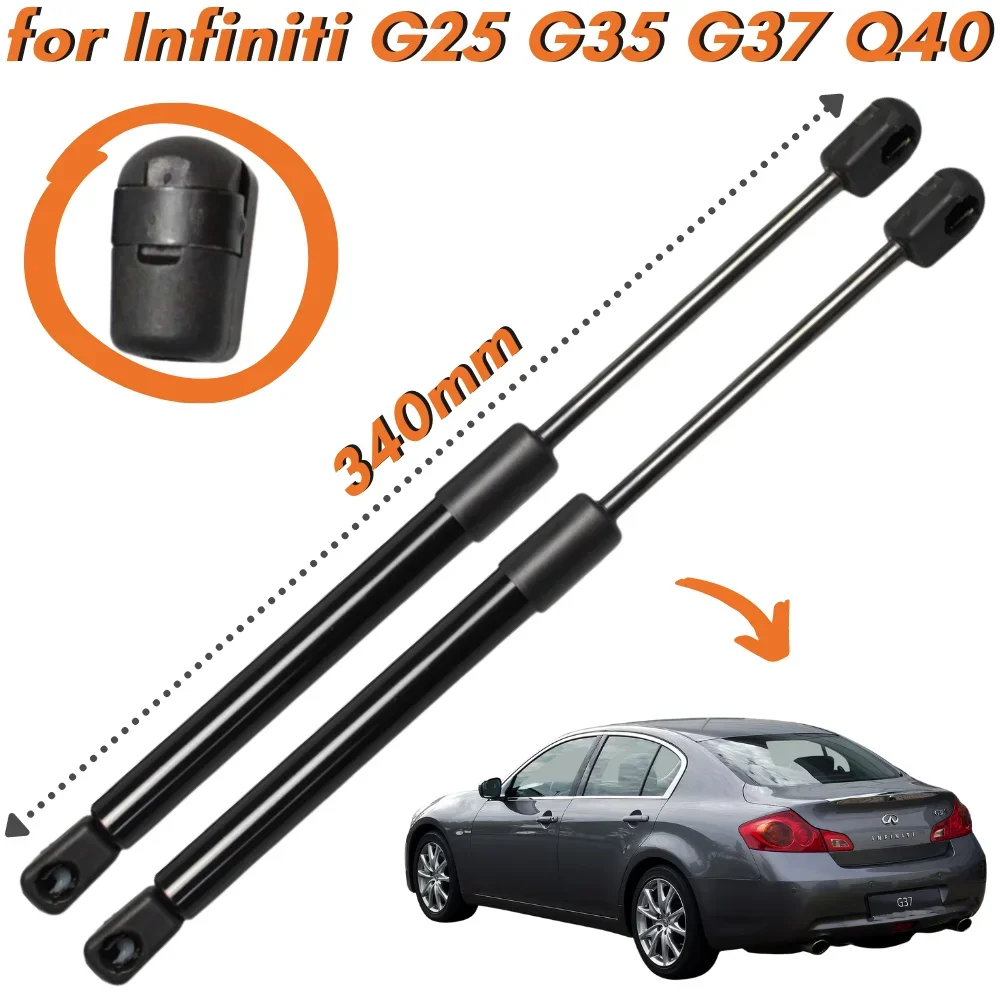 

Qty(2) Hood Struts for INFINITI G25 G35 G37 Q40 2007-2013 65470-JK00C Front Bonnet Gas Springs Shock Absorbers Lift Supports