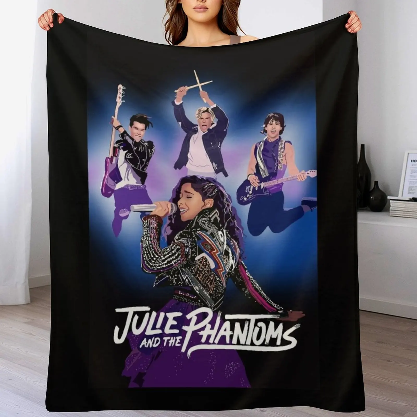 

Julie and the Phantoms Throw Blanket Reusable Durable Soft Blanket for All Seasons