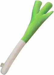 40cm Simulation Leek Onion Stuffed Plush, Vegetable Plush Throw Pillow, Anime Cosplay, Soft Plush Toy Decoration Doll