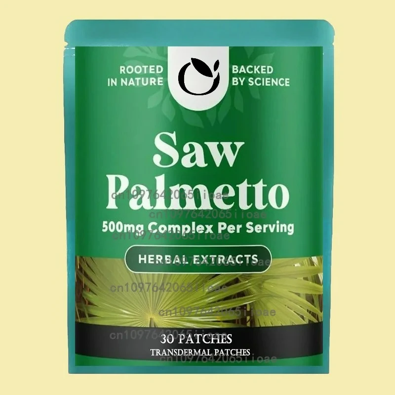 30 cerotti Saw Palmetto Cerotti transdermici Energia per la crescita dei capelli