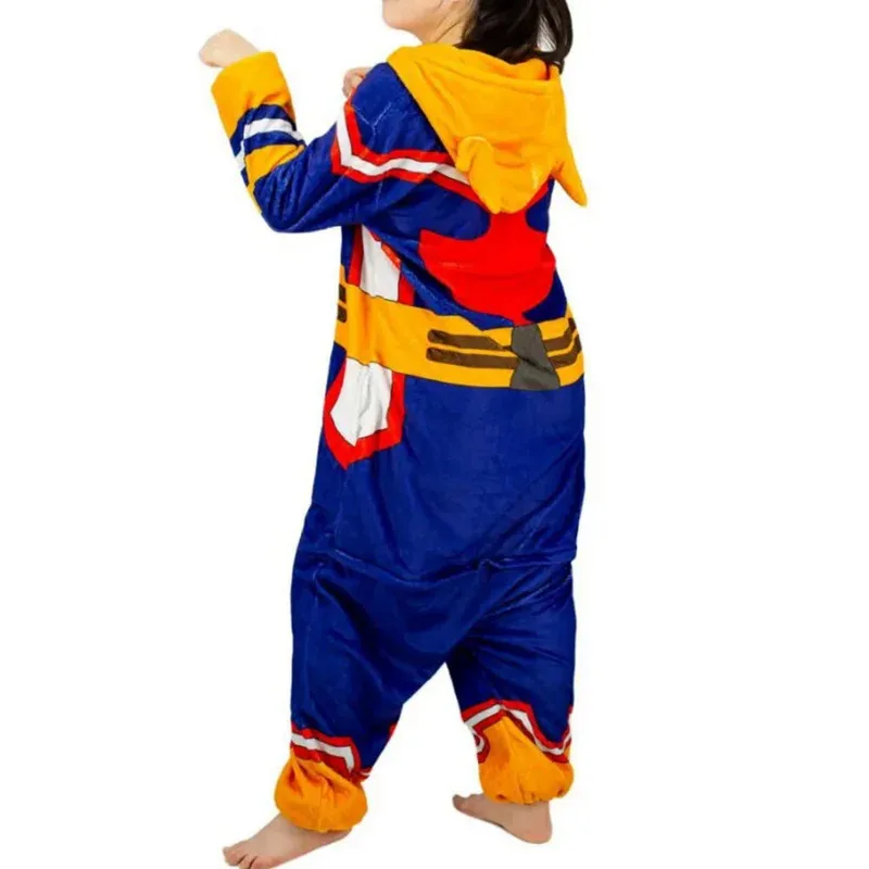 Silisili AAdult Unisex Cartoon Pigiama Anime My Hero Academy All Might Cosplay Accappatoio Tuta di flanella 2025 ☆   Nuovo