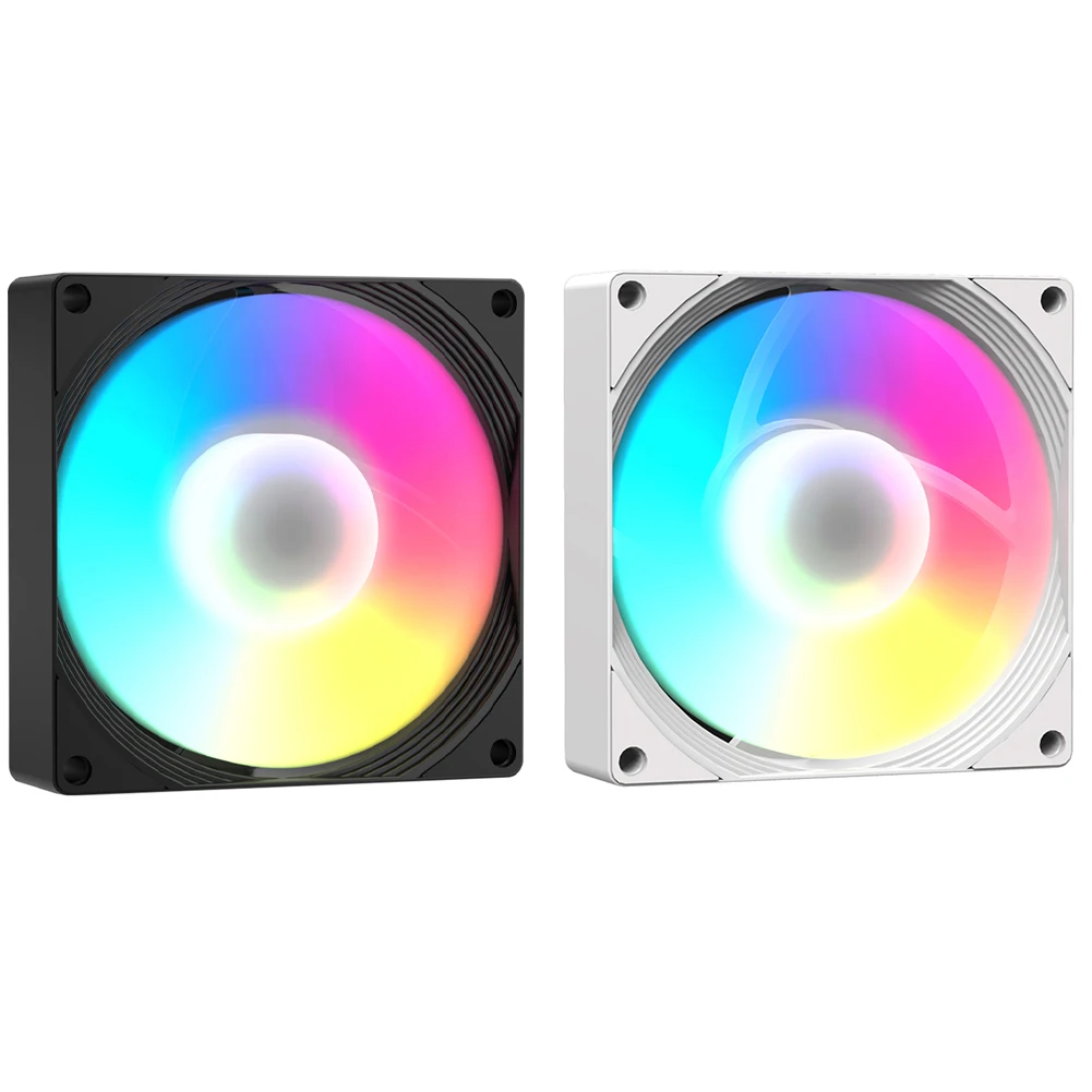 

9cm PWM Silent Computer Fan 800-1800RPM Speed Quiet Cooling Fan 4Pin ARGB PWM Chassis Fan for Computer Case & Liquid Radiator
