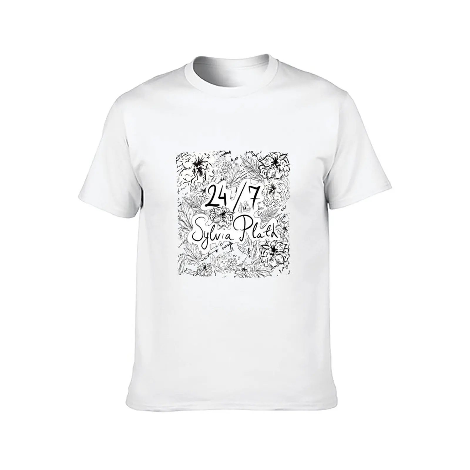 24/7 سيلفيا بليث تي شيرت رجل التي شيرت تي شيرت الرجال 100% القطن الفاخرة العلامة التجارية تي شيرت #2
