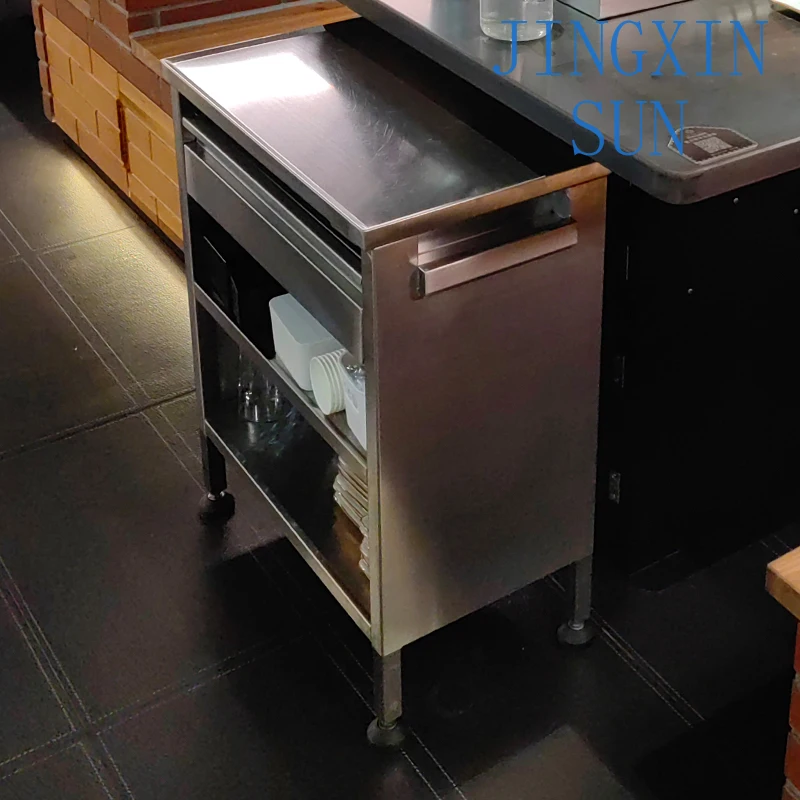 stainless steel skewer table automatically flips carbon grill under smoke exhaust barbecue shop table for commercial use
