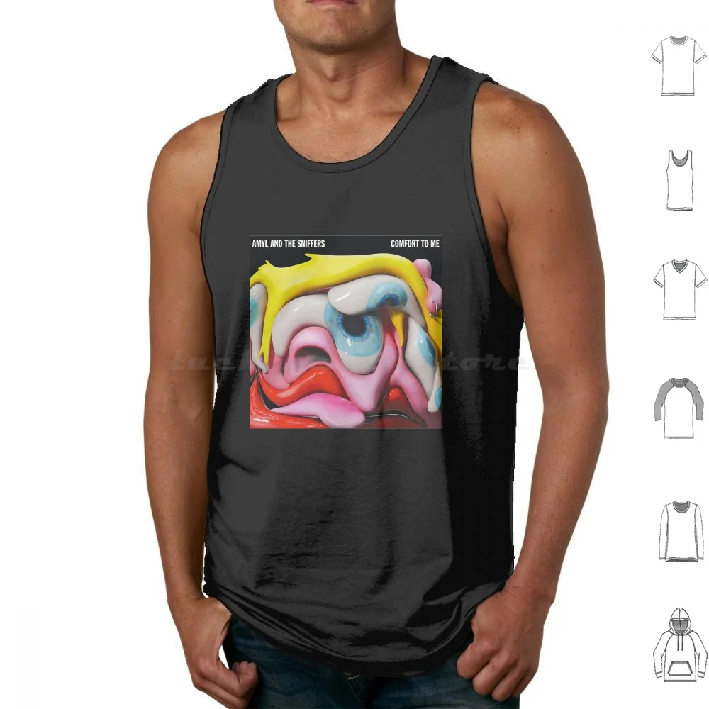 Amyl And The Sniffers Comfort To Me Tank Tops Vest Sleeveless Amyl And The Sniffers Amyl And The Sniffers Declan Mehrtens