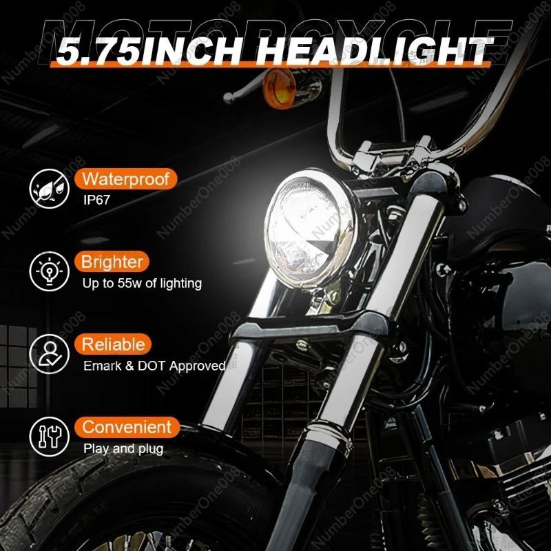 5.75inch Motorcycle LED Headlight 5.75inch Motorcycle Modified Headlight