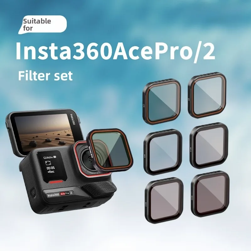 FOR Shadow Stone 360ACEPR2/1 Filter Sport Camera CPL Polarizer ND8/16/32 Diminuator Filter