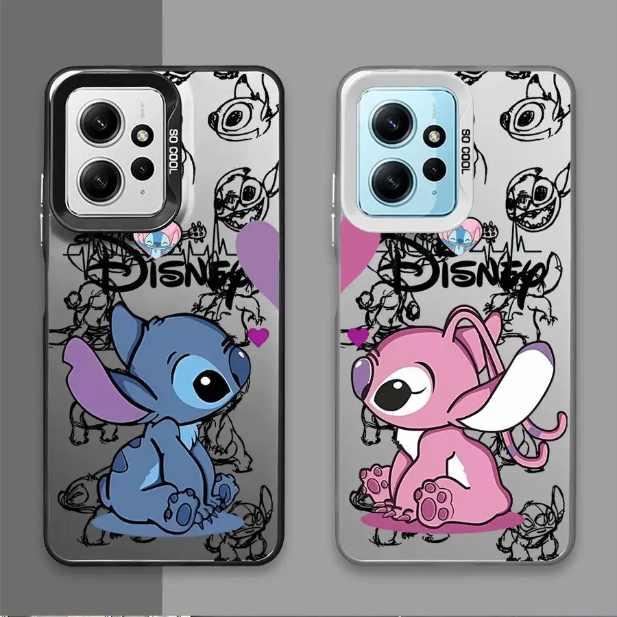 Disney Stitch Love Phone case for Xiaomi Redmi Note 10 11 12 13 S Pro 4G 5G 11ProPlus 12ProPlus 13ProPlus 5G Funda case