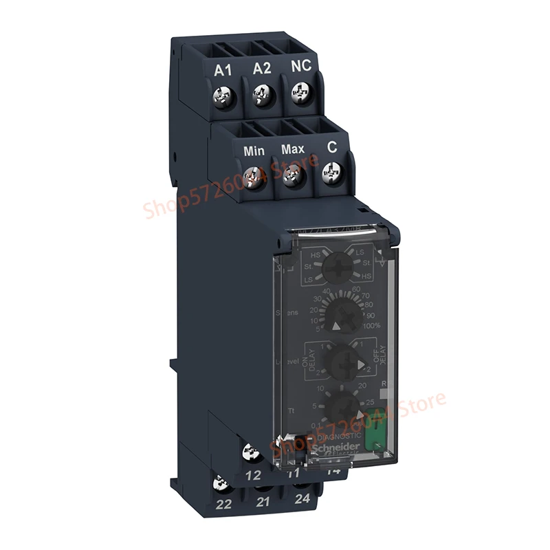 Schneider RM22LA32MR control relay, level monitoring 24-240VAC/DC