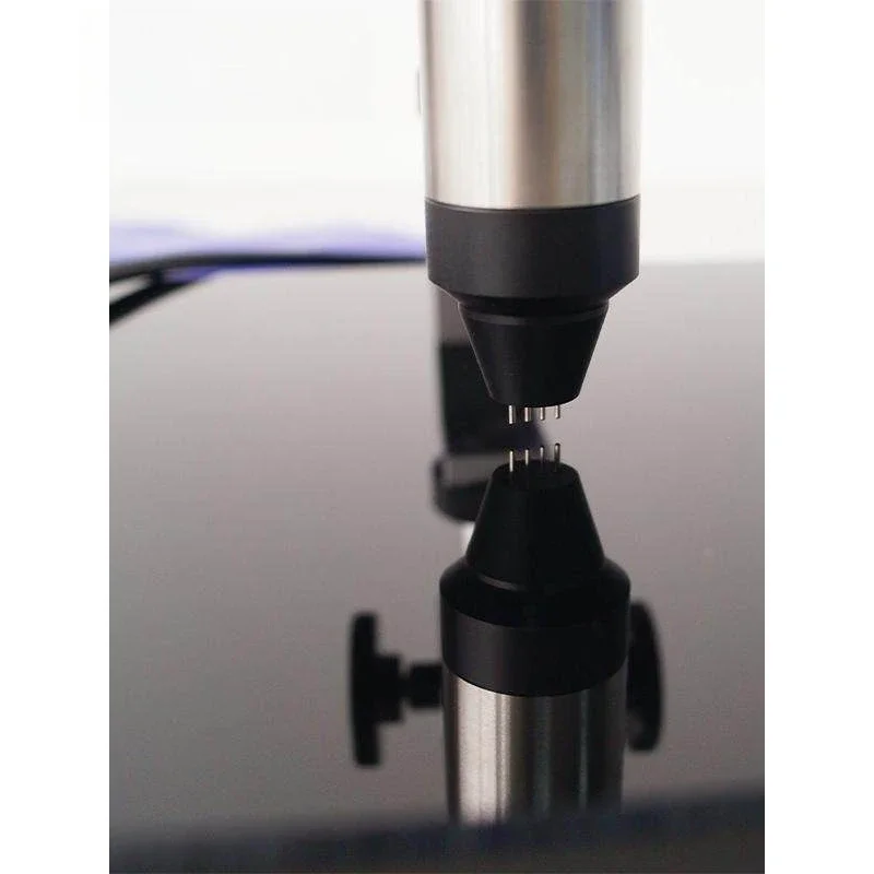 Straight four probe probe with bracket, straight four probe