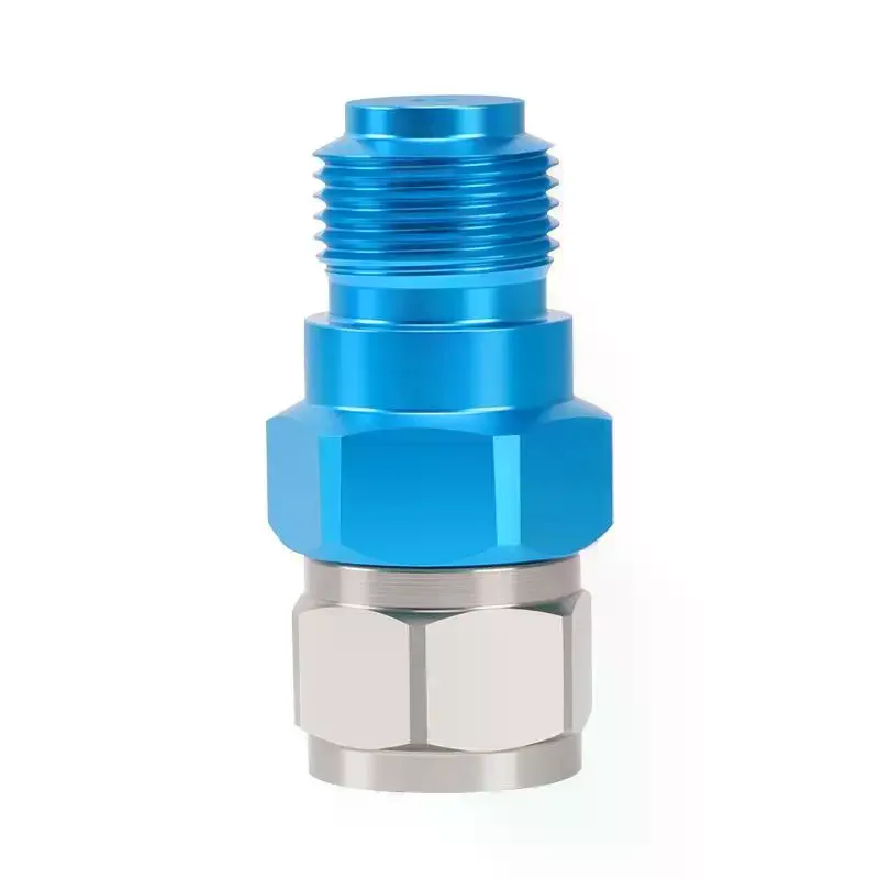 360 Degree Rotatable Airless Paint Sprayer Adapter Aluminum Alloy High Pressure Leak Resistant Swivel Joint For Smooth Coating