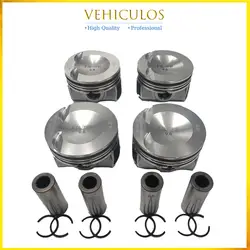 EA888 엔진 피스톤 및 링, 아우디 A4 Q5 VW 파사트 골프 스코다 2.0T CDNC CCZA Gen II 자동차 액세서리 부품, Φ21mm + 0.25, 1 세트
