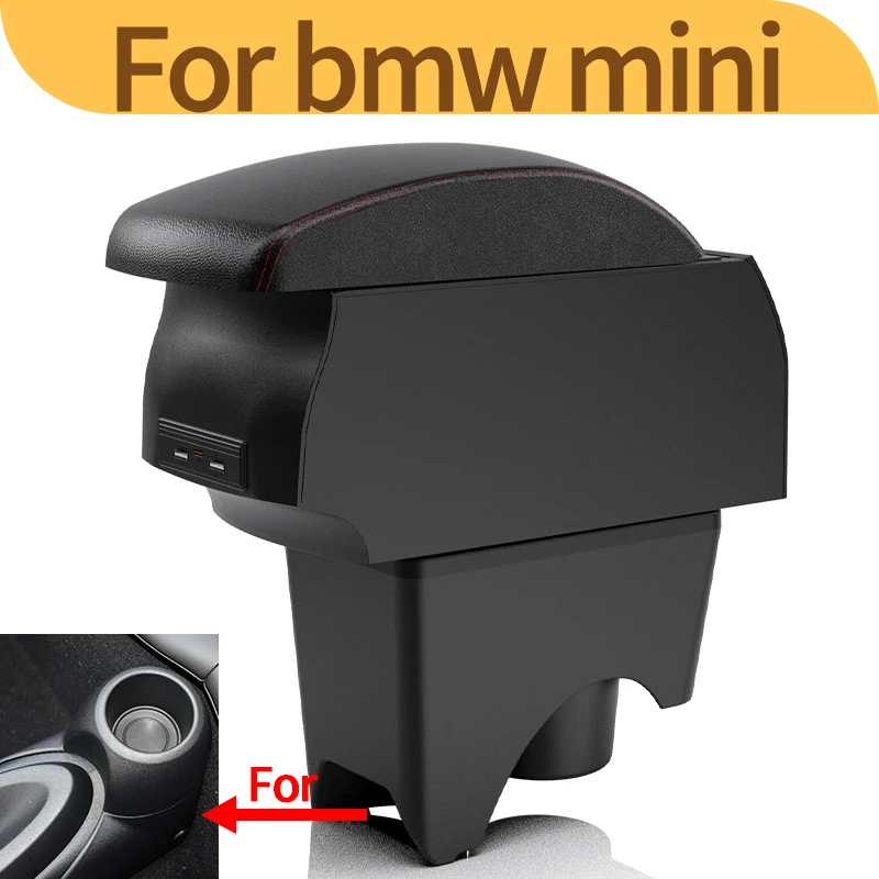 

For MINI Cooper R50 R52 R53 R56 R57 R58 F55 F56 F57 Countryman R60 F60 Central Armrest Storage Box Modification Accessories