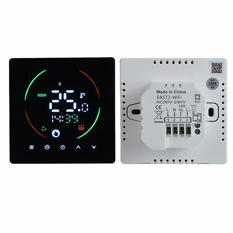 Termostato intelligente WiFi Riscaldamento elettrico Regolatore di temperatura della caldaia dell'acqua Display digitale LCD Termostato touch control per la casa