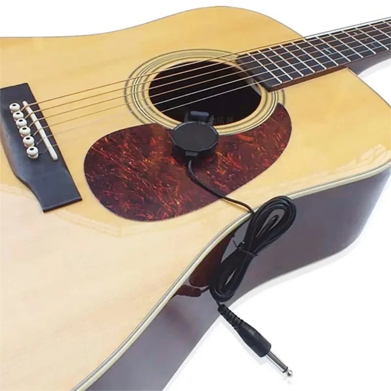 3M Clip-On Audio Jack Pickup, No Drilling Required, Suitable for Acoustic Guitar, Mandolin, Bouzouki, Violin, Banjo, and Ukulele