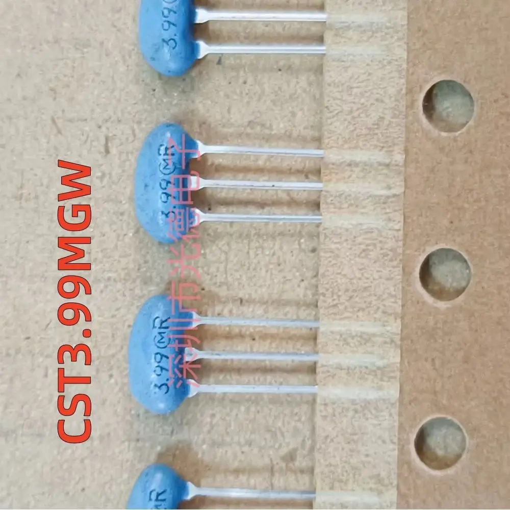 50pcs/ 3.99M In-line Ceramic Crystal Oscillator CST3.99MGW-TF01 CST3.99MG 3.99MHZ 3P