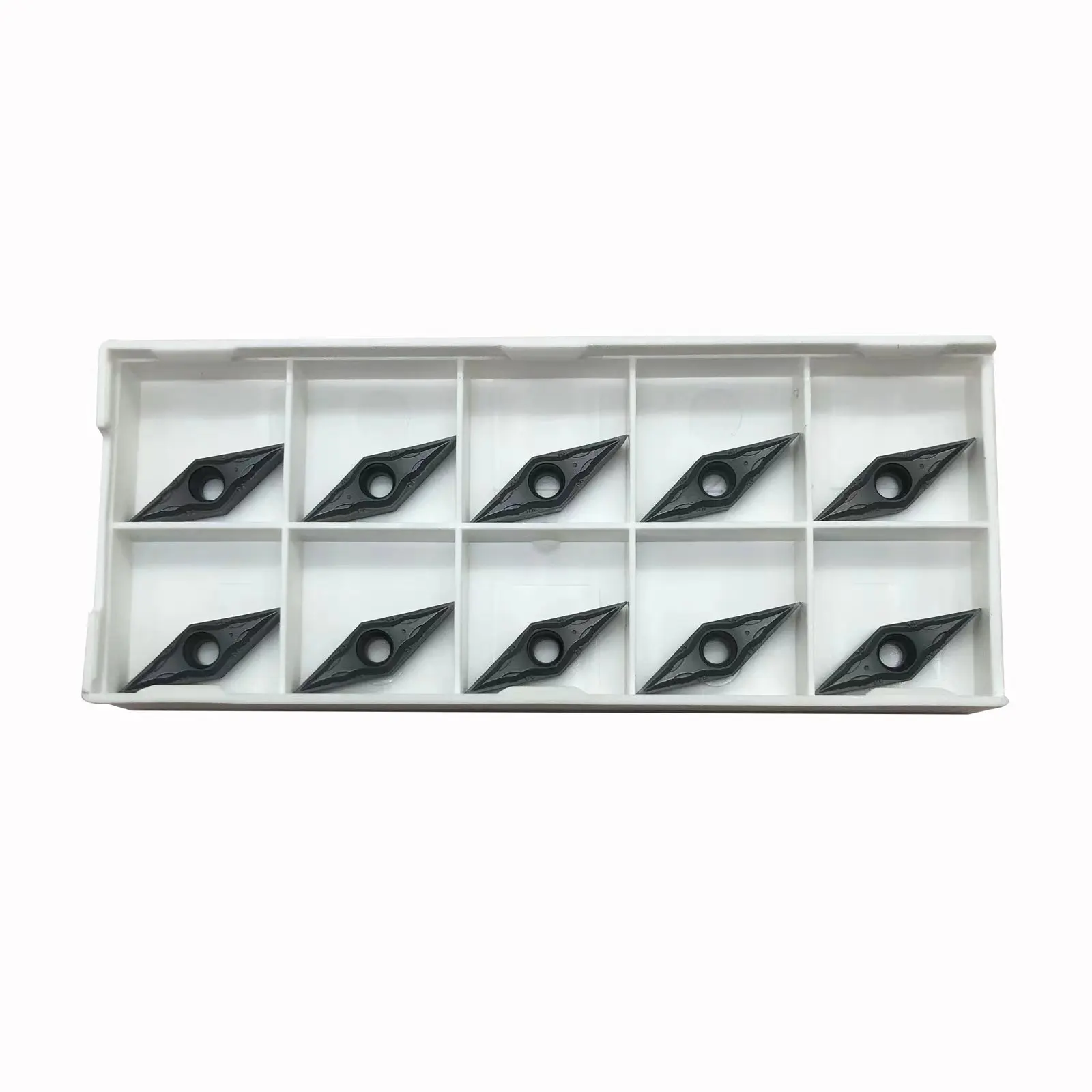 

10 шт., набор токарных инструментов для токарных станков по металлу, твердосплавные токарные вставки VBGT110301, расточная вставка из нержавеющей стали для прецизионной обработки