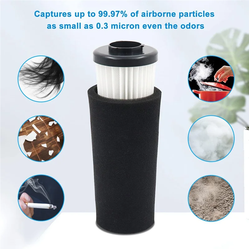 Filtro per aspirapolvere M04K per aspirapolvere verticale Dirt Devil, set di filtri per intrappare odori pre-motore, sostituire la parte AD47936