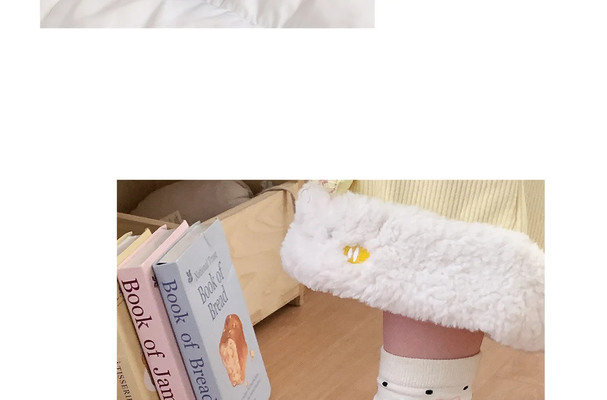 Neue schwarze flauschige Katzenpantoffeln für Damen, bezaubernde Tier-Schuhe, flauschige Hausschuhe, Damen-Winter-Plüsch-Mary-Jane-Slipper. – Detail 17