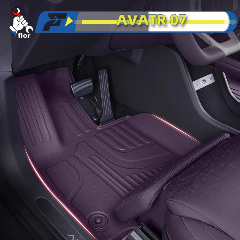 

For Left-hand Drive Car Floor Mat AVATR 07 2024 Custom Fit Full Surround Foot Mat Interior Protection Liner Floor Liner
