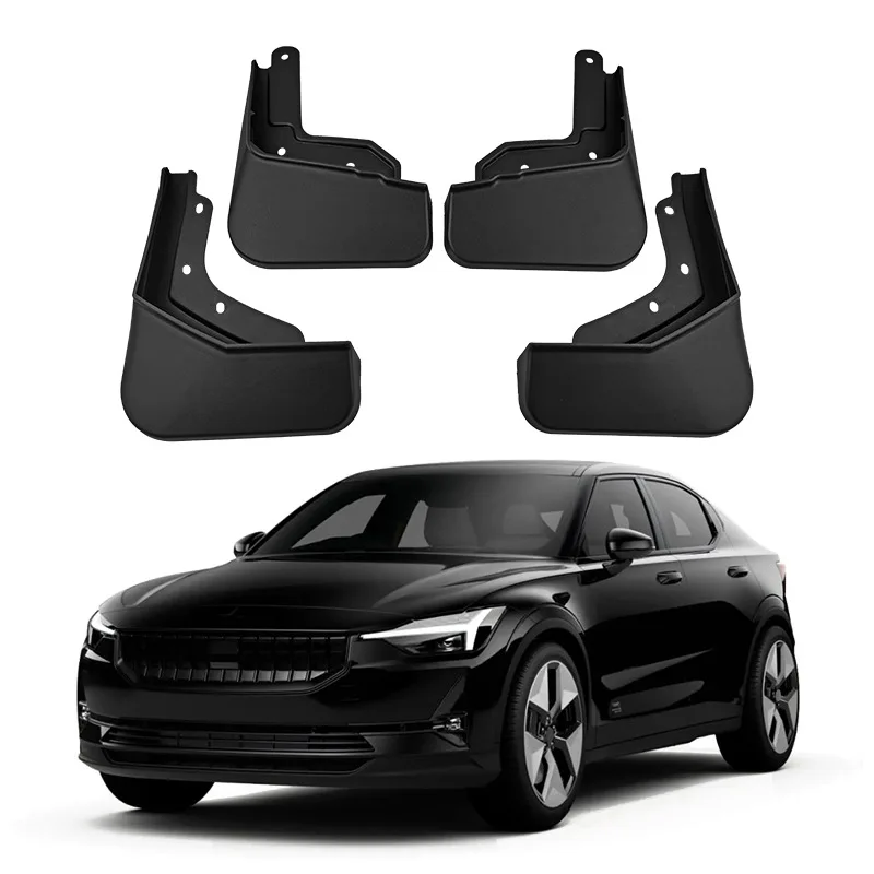 4pcs Mudguards Mud Flaps For Polestar 2 2021 2022 2023 Front Rear Mud guard Splash Guards Mudflap Styline Mud Fender Accessories