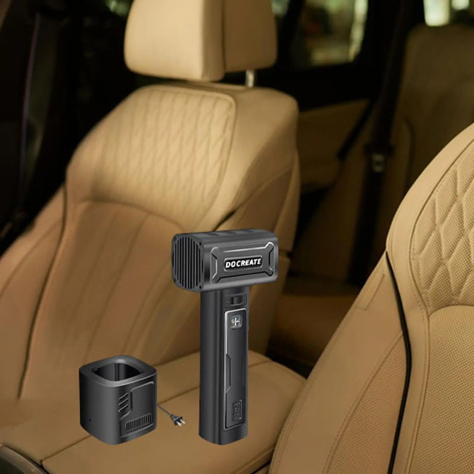 High Speed Turbofan Brushless Rechargeable Multifunctional Violent Fan for Outdoors Workshop Crevices Computer Keyboards Window