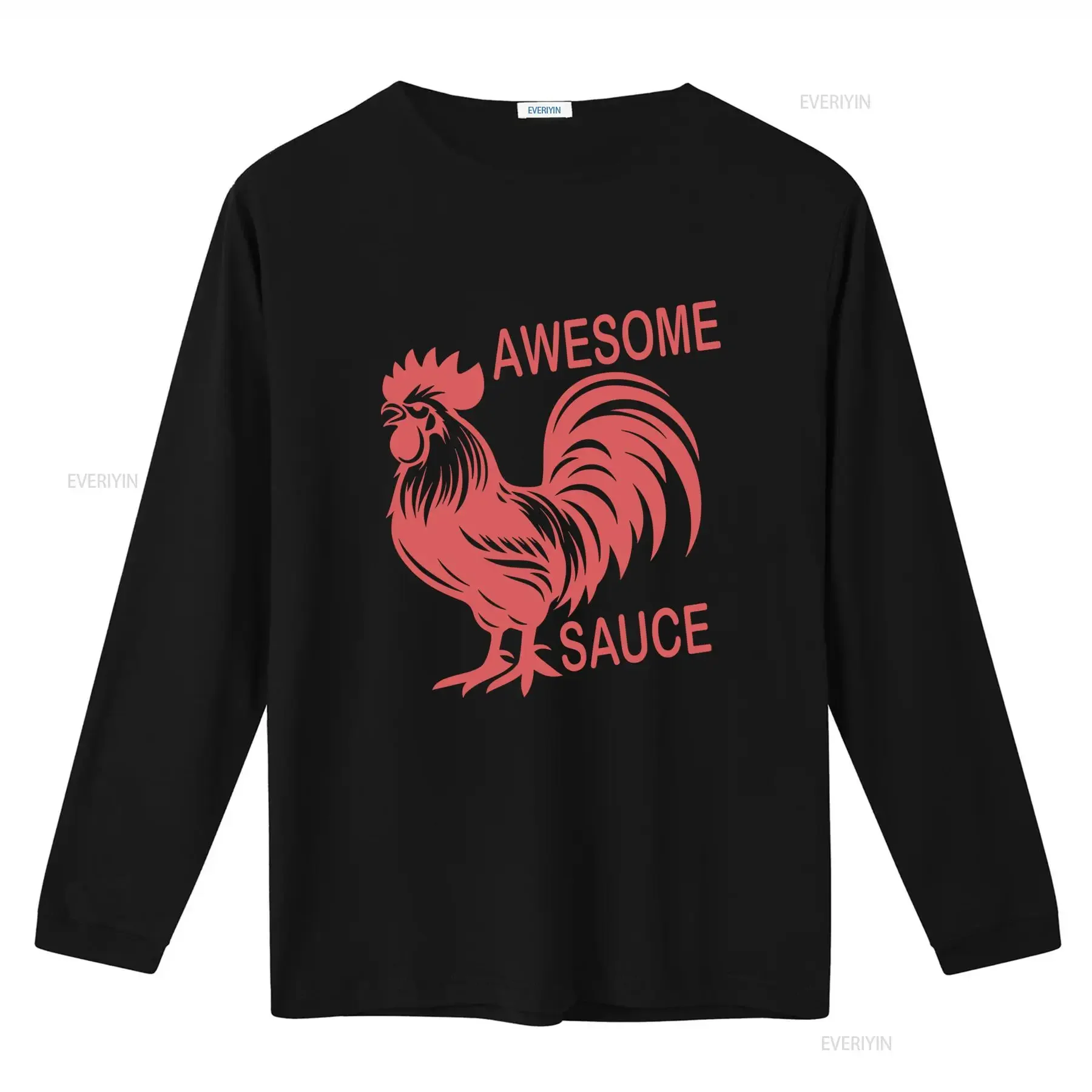 Stylish Awesome Sauce Rooster T Shirt for Trendy Fashion Lovers vintage Washed Breathable fashion Top For Everyday Wear Casual
