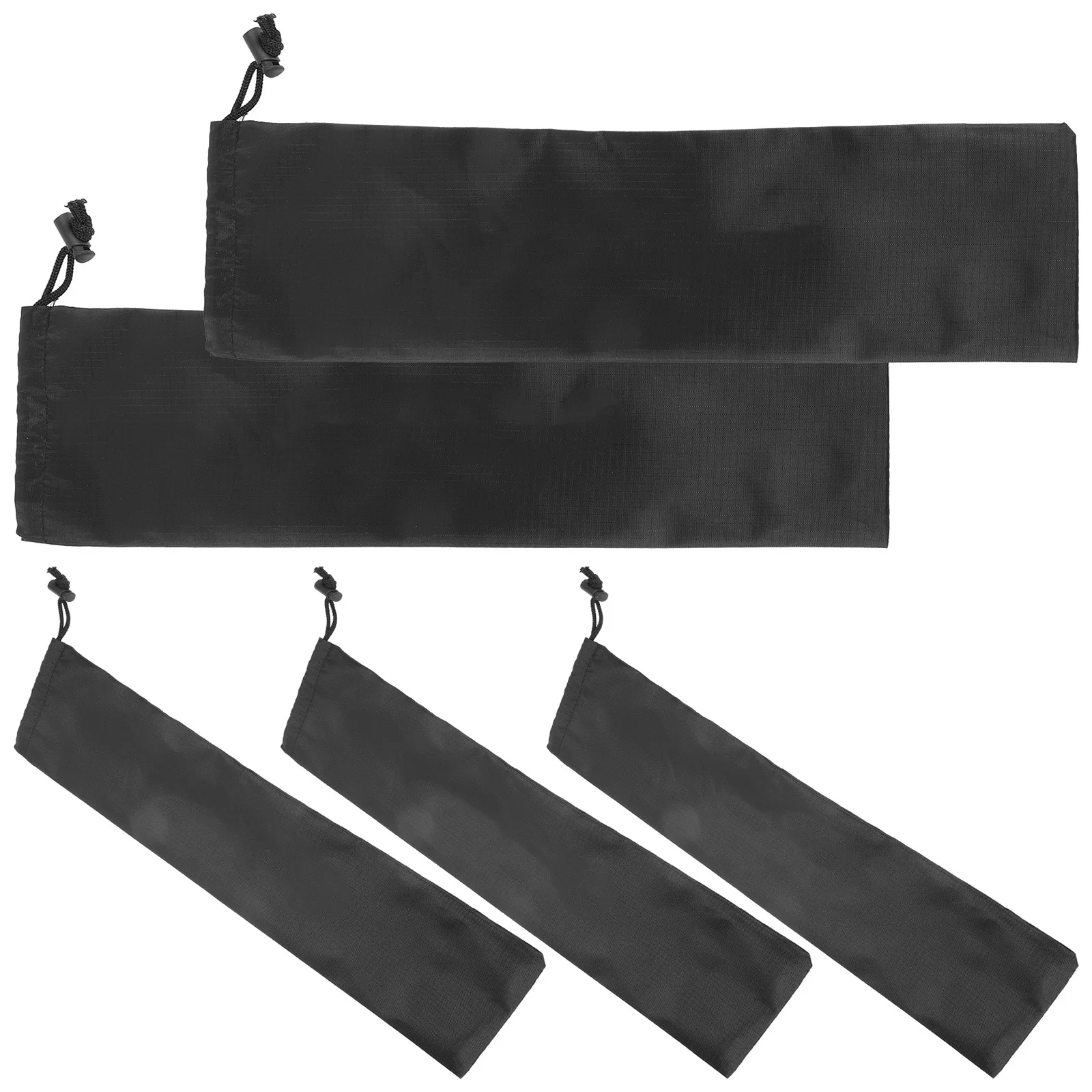 

5Pcs Fishing Rod Pouch Multi-Function Tent Rod Bag Outdoor Portable Storage Large Capacity Durable Camping Pole Carrier