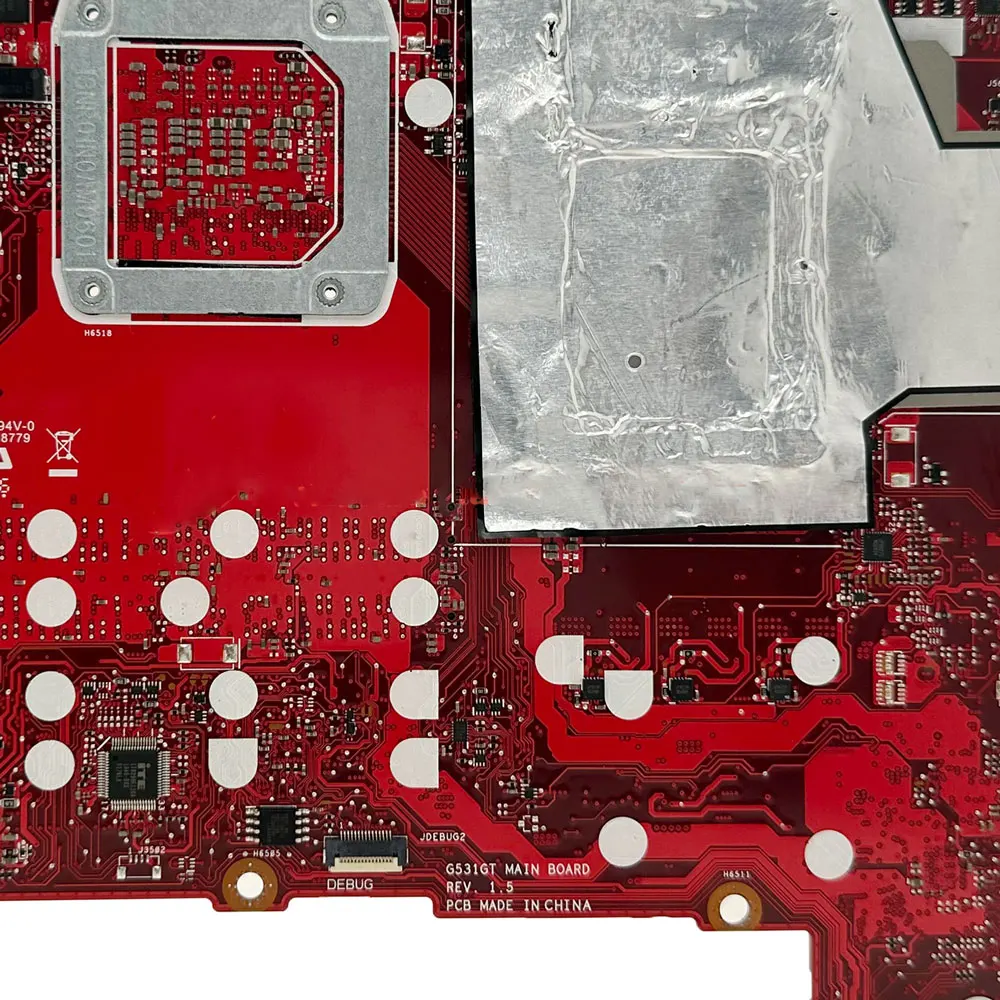 Imagem -03 - Laptop Mainboard Totalmente Testado para Asus Rog G731gt Fx531gt G531g I5-9300h I7-9750h Cpu Gtx1650 4g Gpu Ddr4