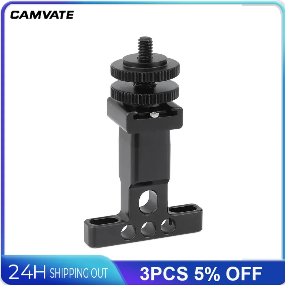 CAMVATE Monitor Support Holder With Shoe Mount & 1/4