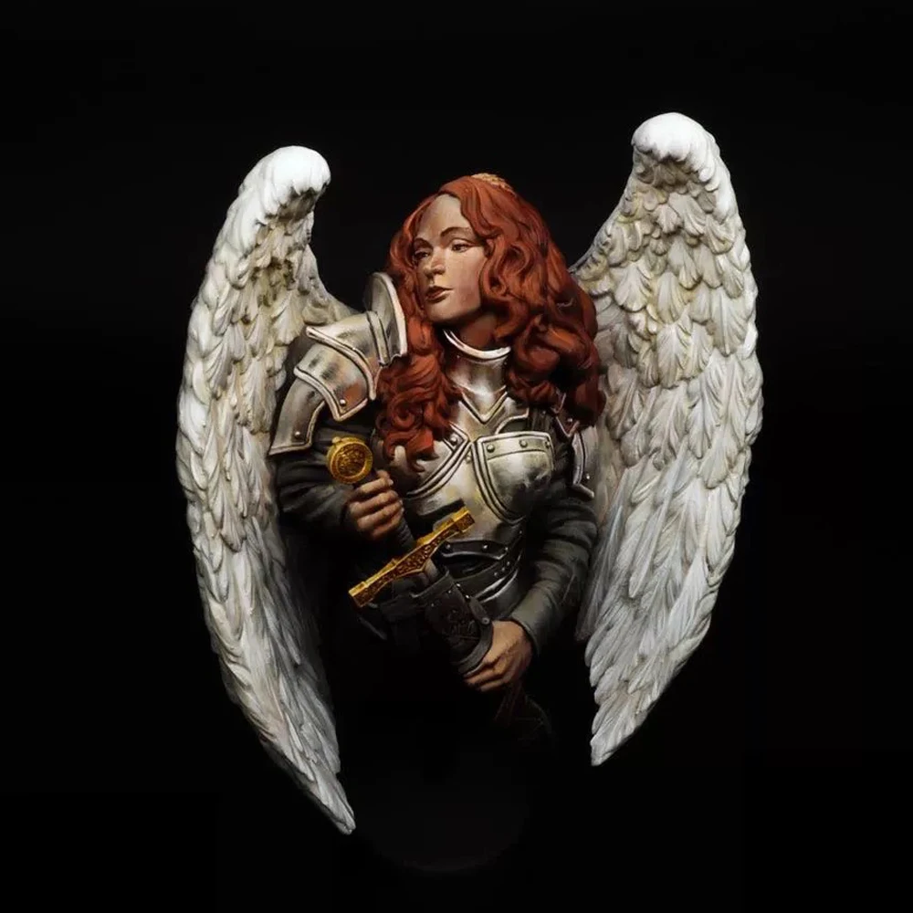 1/10 Saint Angel, Female warrior, Resin Model figure Bust, GK, Fantasy themes, Unassembled and unpainted kit