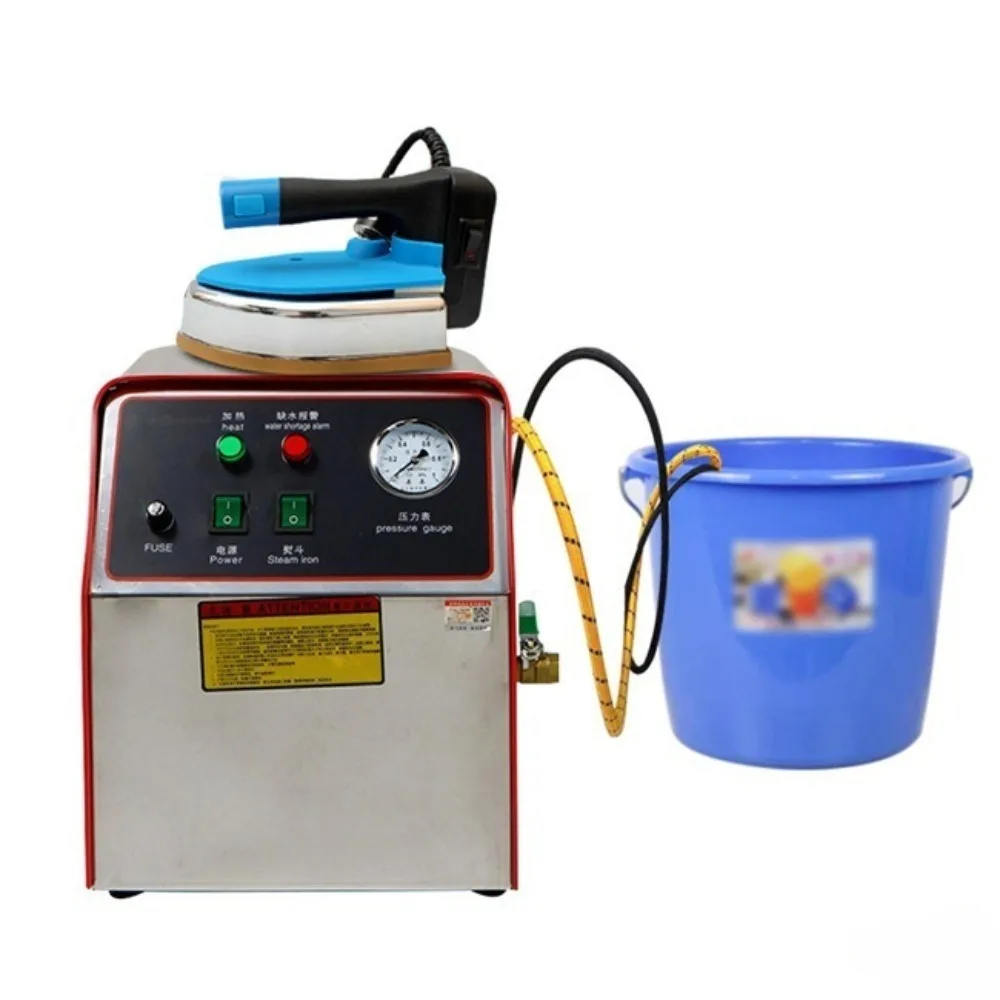 Commercial Laundry Ironing Machine, 2500W 220V Steam Boiler, 12kg Capacity, Apparel Garment Pressing Equipment