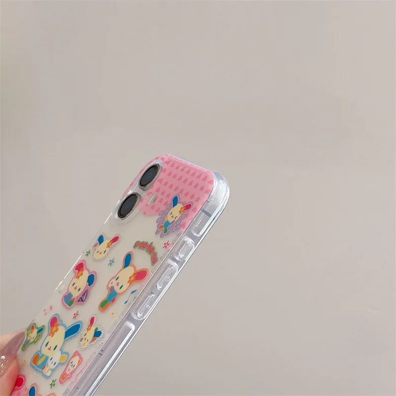 قوس قزح زهرة أرنب الدوبامين سعيد الأرنب الفن قضية الهاتف آيفون 16 15 14 13 12 برو ماكس حافظة لطيف الحلو الفاخرة الكرتون غطاء