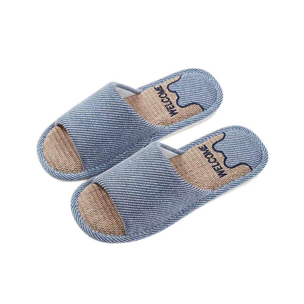 Bathroom Linen slippers Home Slippers Women Men Fashion Soft Sole PVC Indoor Slides Sandals Summer Non-slip Flip Shoes 02