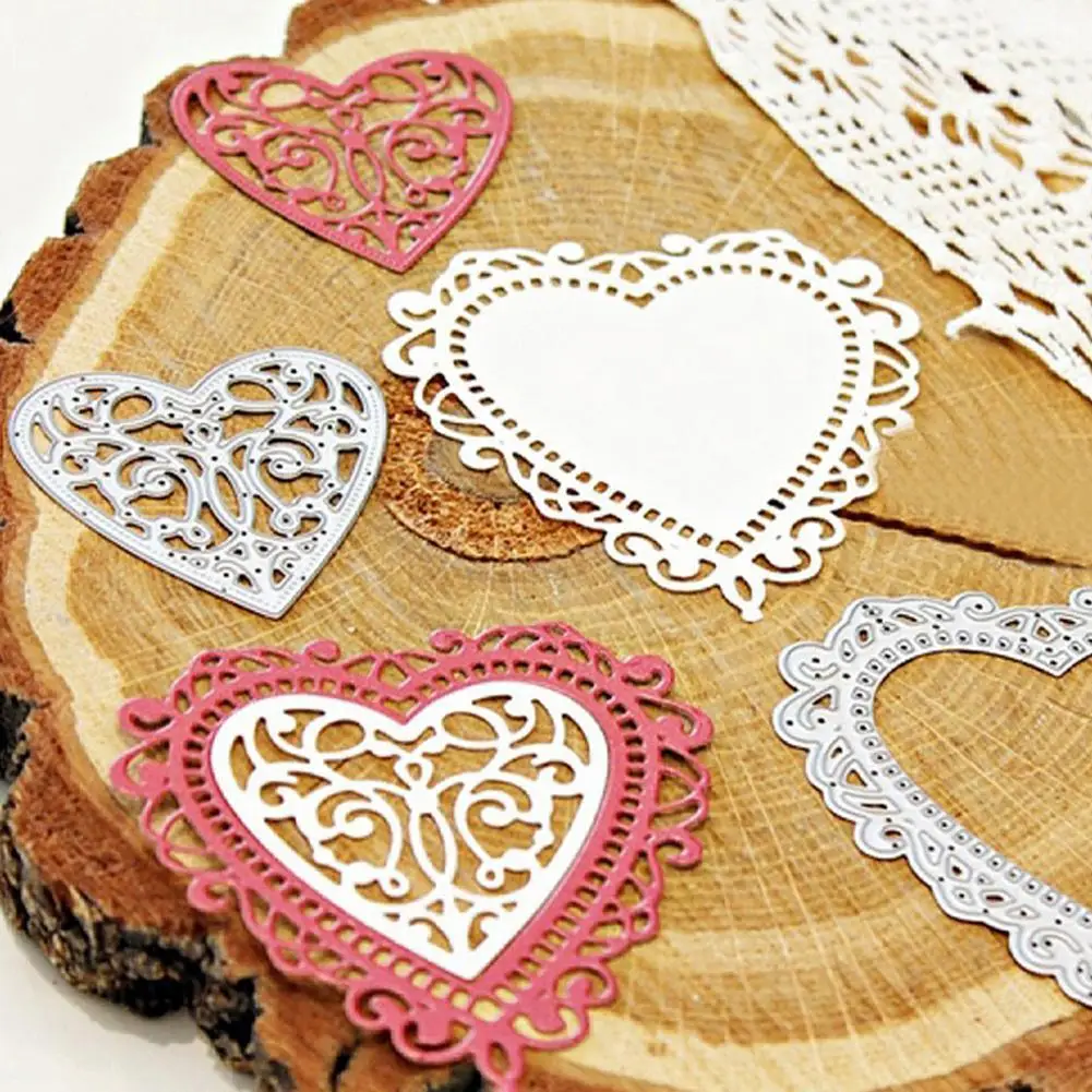 Large Heart Metal Cutting Die For Scrapbooking Greeting Card Making Handmade DIY Embossing Die Mould Metal Stencil Paper Cutter