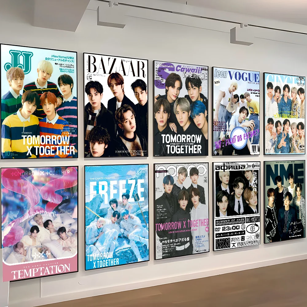 Kpop T-Tomorrow X T-Together TXT Poster Home Living Room Bedroom Bar Cafe Art Decor
