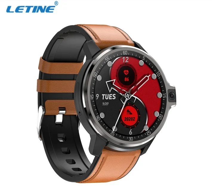 Popular design 4G smart small watch 2023 1.6Inch Android for men dual-chip system large capacity polymer battery smart watch