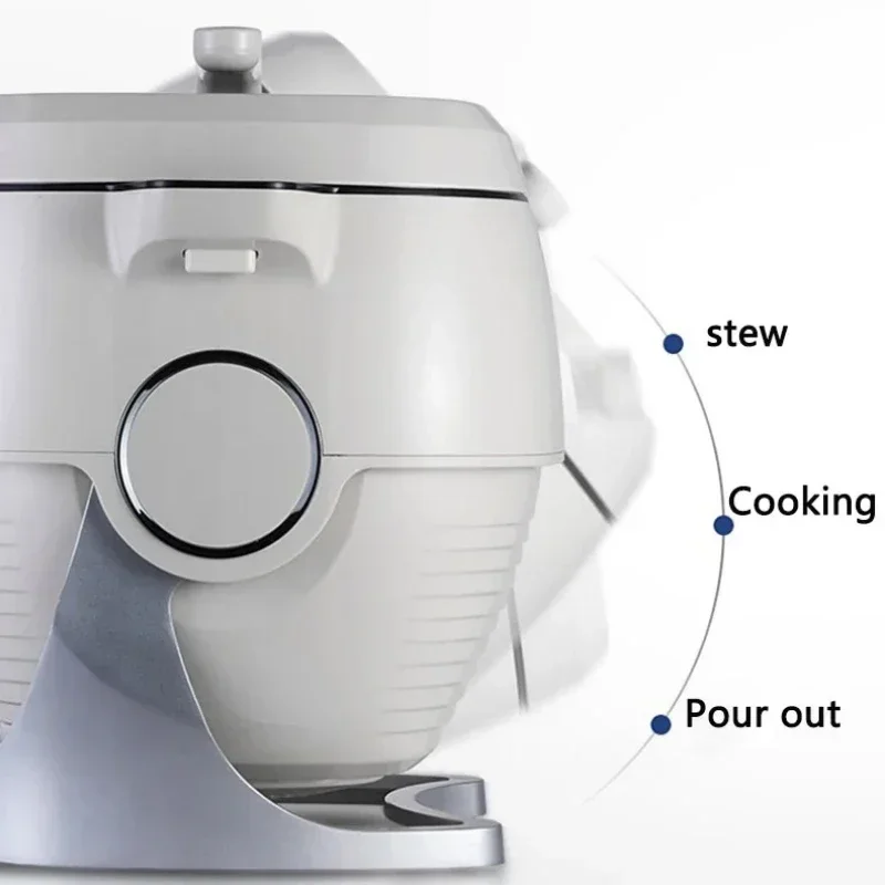 Automatic Cooker Robot 6L Automatic Stir-Fry Machine Household IH Multifunctional Cooking Wok Intelligent Electric Stir-Fry Pan