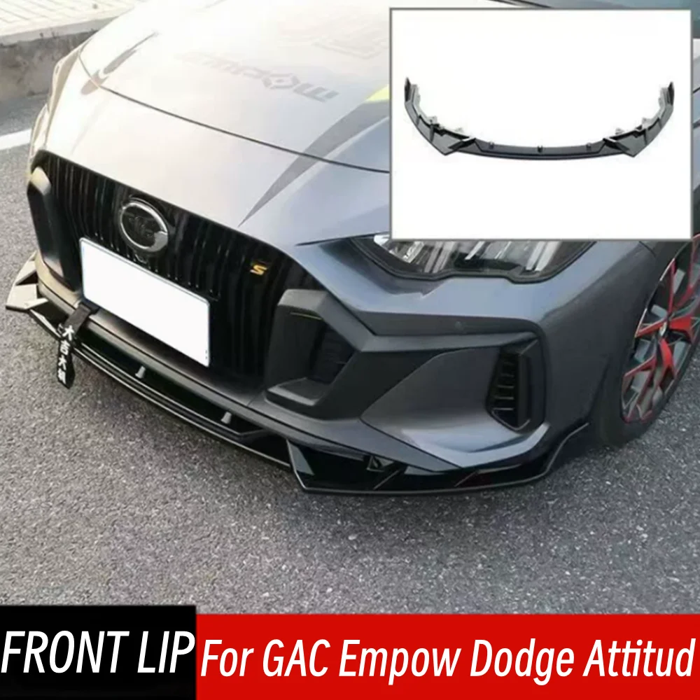 Para GAC Empow Dodge Attitud 2021 2022 2023, Protector de Parachoques Delantero, Difusor, Spoiler, Accesorios de Protección para Automóvil