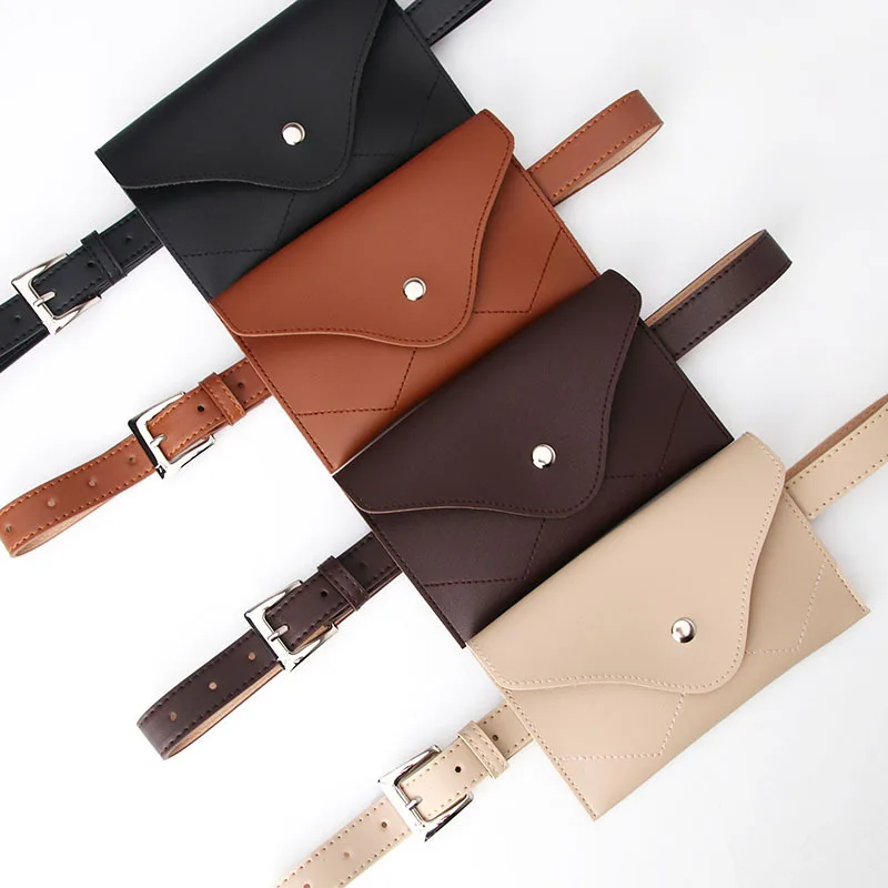 Ladies Belts with Bags Punk Concave Belts Women's Fashion Belts