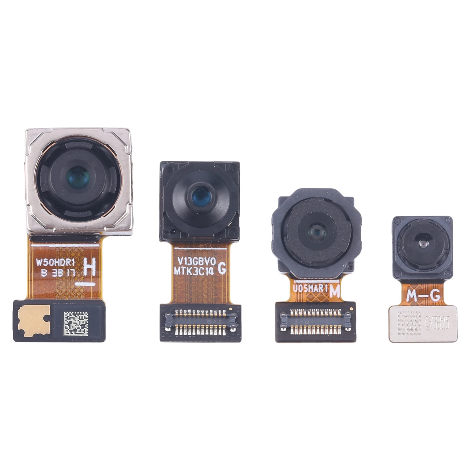 Camera Set for Samsung Galaxy A15 5G SM-A156B (Macro + Wide + Main Camera + Front Camera) Phone Repair Replace Camera Module