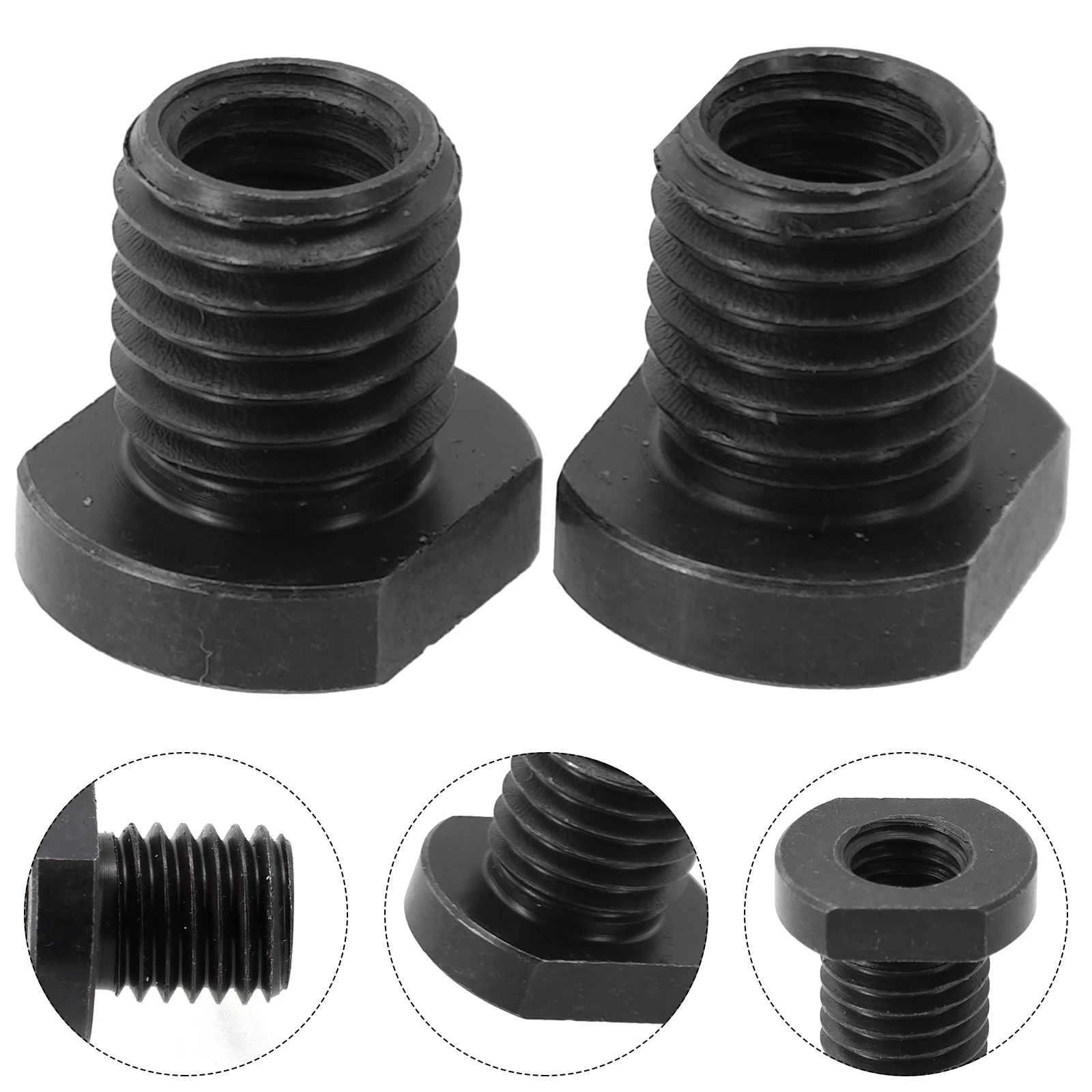 

2 Pcs Angle Grinder Converter Connector M10 To M14/M16 Thread Connecting Adapter Steel For Polishing Machine Tools Parts