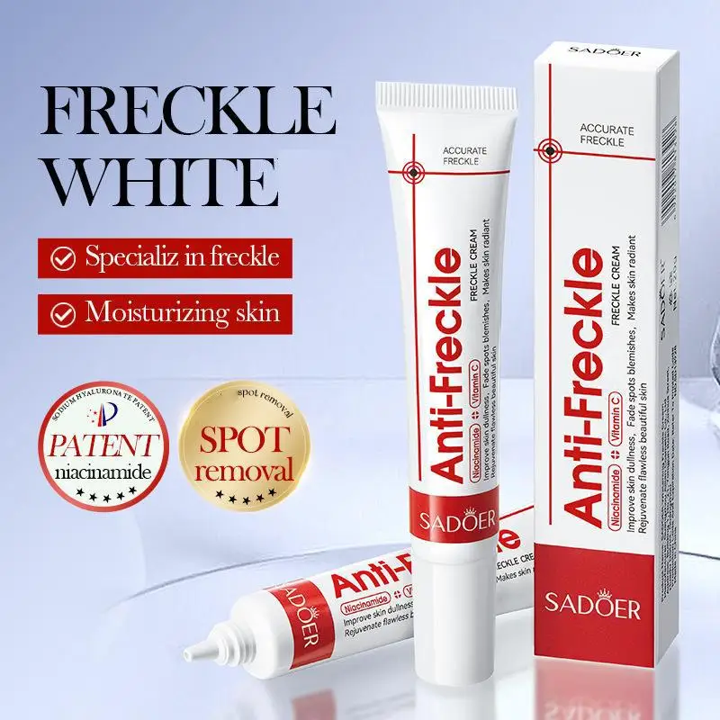 SADOER Anti Freckle Cream Face Whitening Creams Spot Removing Anti-aging Moisturizing Freckles Removal Facial Cream 1/2/3pcs