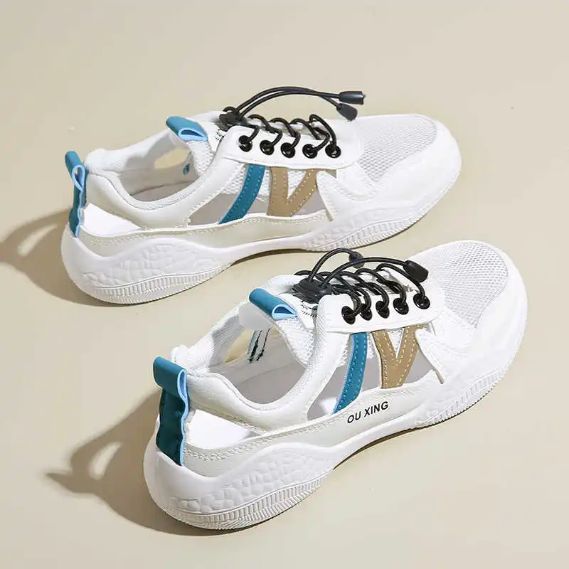 Suola da tennis Plataform Scarpe da viaggio da donna Scarpe da ginnastica primaverili estive in tessuto Sport e fitness Fuori Uso speciale Novità Tenids