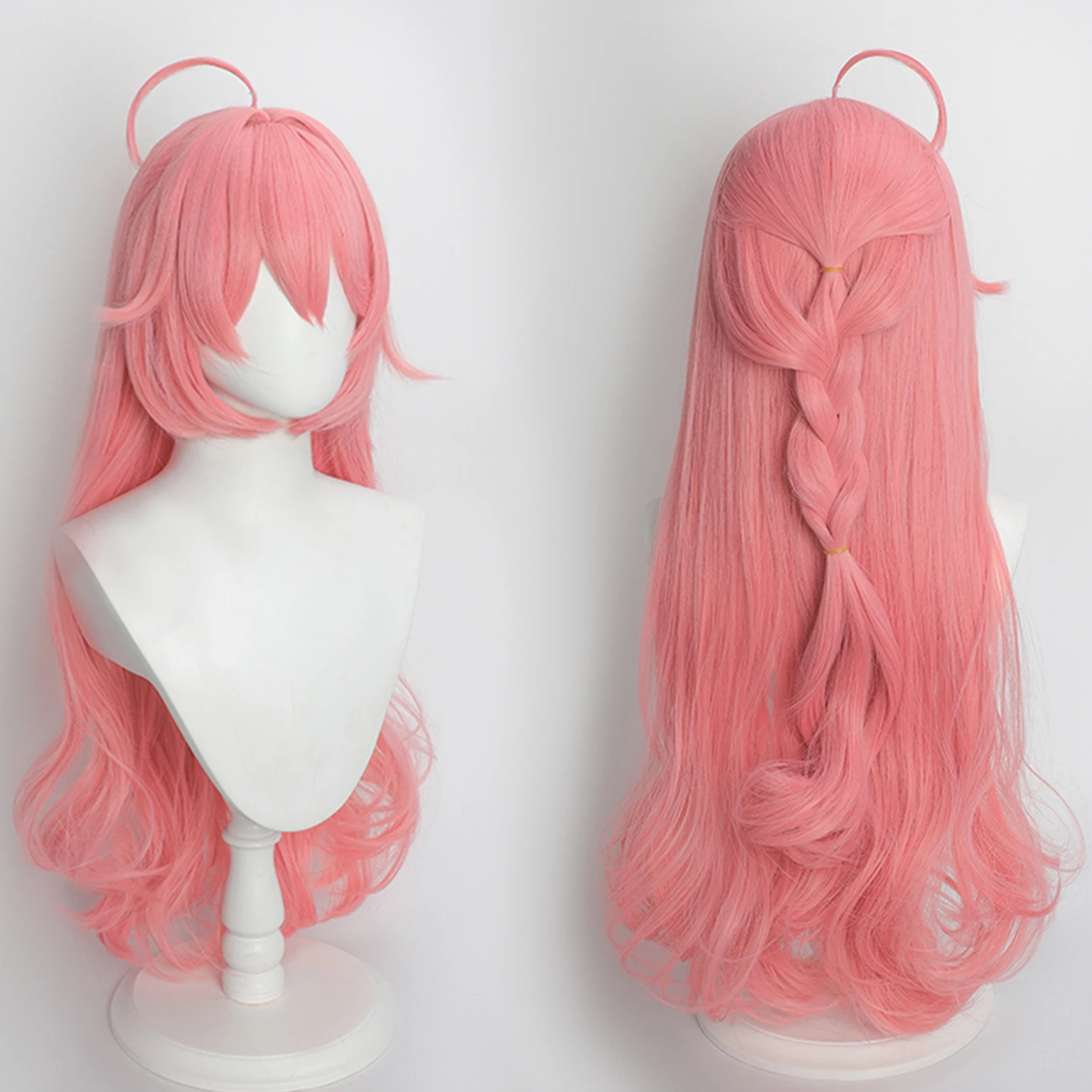 

Аниме Косплей Парик Розовые Длинные Вьющиеся Волосы Термостойкий Синтетический Парик для Игрового Персонажа Cos Хэллоуин Вечеринка
