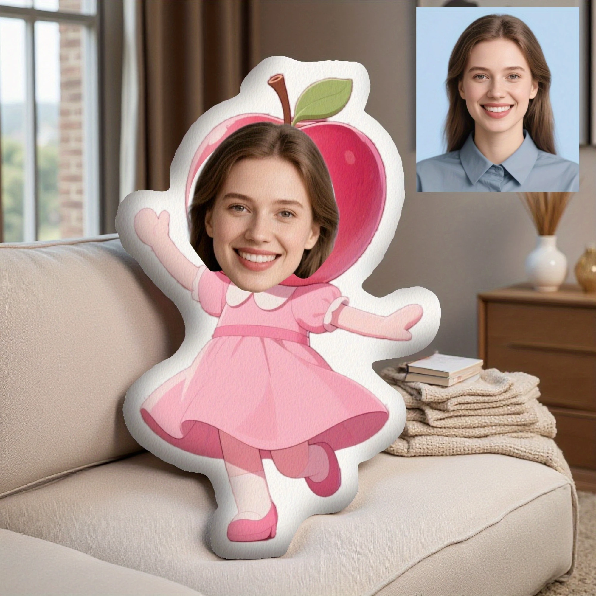 Personalized Custom Pillows Create a Unique One Just for You. A Face-Swapping Pillow Makes a Great Gift for Friends, Lovers, Or