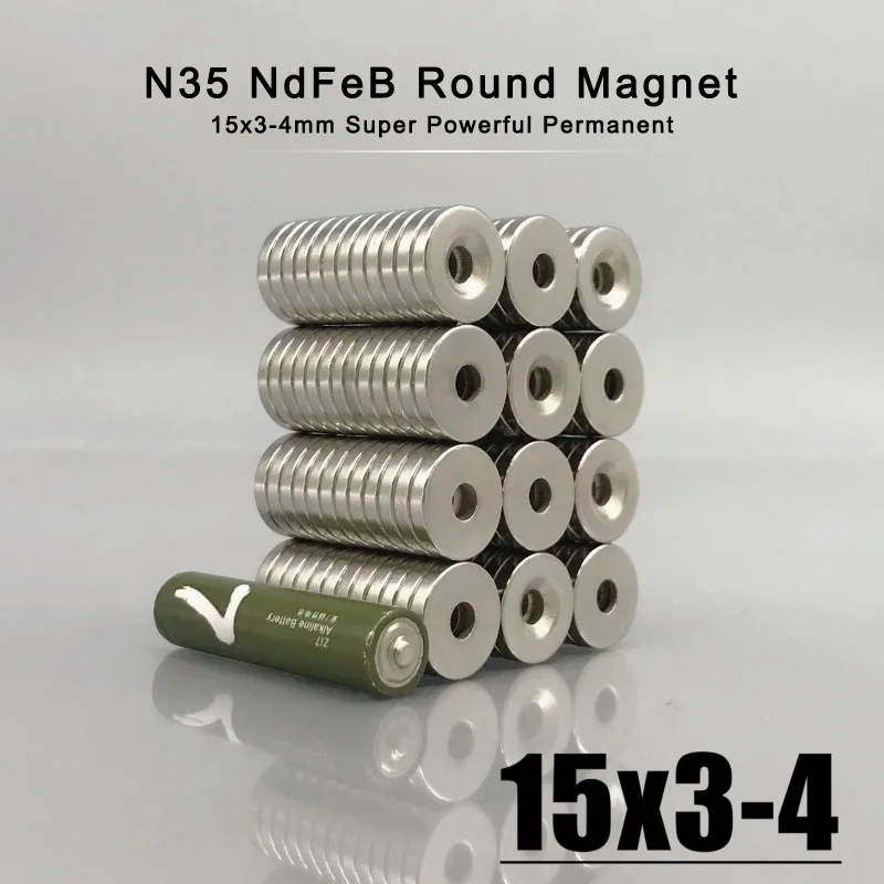 15x3-4mm Magnet 2-200pcs 15*3-4mm Magnet Accessory N35 NdfeB Neodymium Permanent Magnetic Imanes Magnet Fridge Magnets