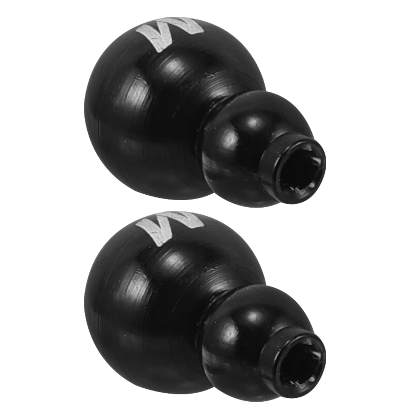 

2 Pcs Variable Speed Bicycle Line End Cap Aluminum Alloy Bike Cable Caps Crimps