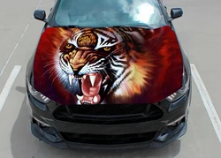 tiger animal Car Decal Graphics Vinyl decal Cover Pattern Packaging Decal custom DIY design hood engine Decal Stickers